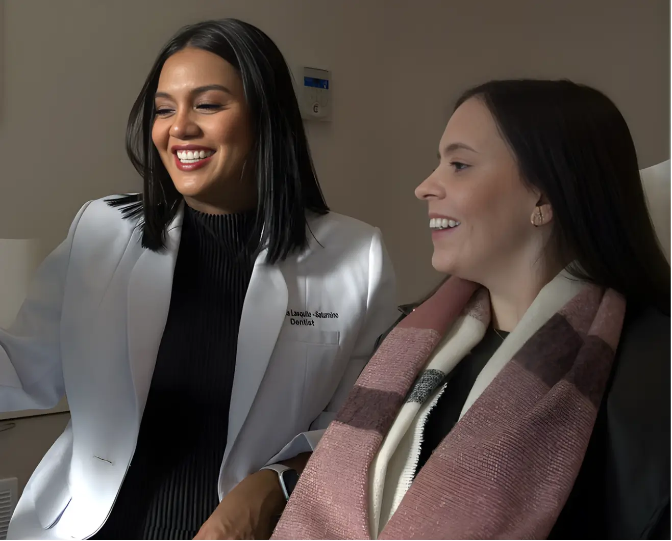 Dr. Aldrea L. Saturnino consulting with patient